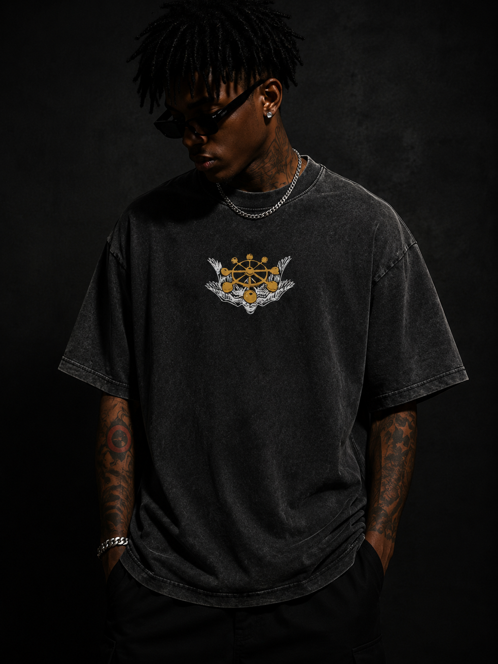 Mahoraga Inspired Anime T-Shirt | Divine Warrior Shikigami Graphic Tee