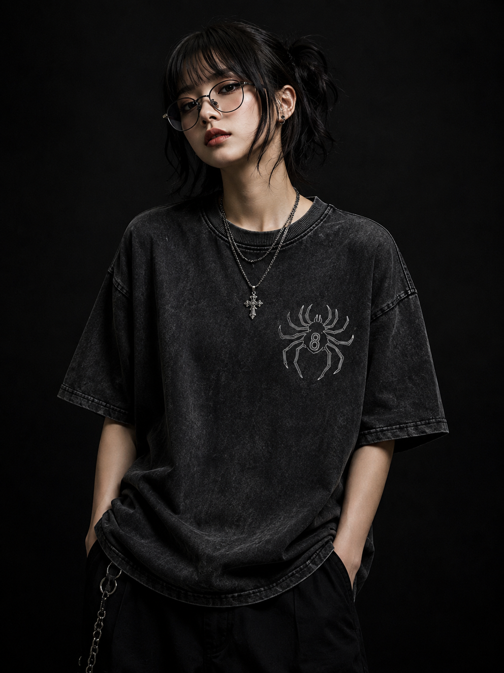 Shizuku Murasaki Anime T-Shirt, Hunter Inspired Graphic Tee, Japanese Streetwear