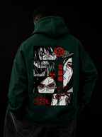 Uchiha Clan Hoodie, Anime Inspired Streetwear, Ninja Clan Pullover, Manga Fan Gift