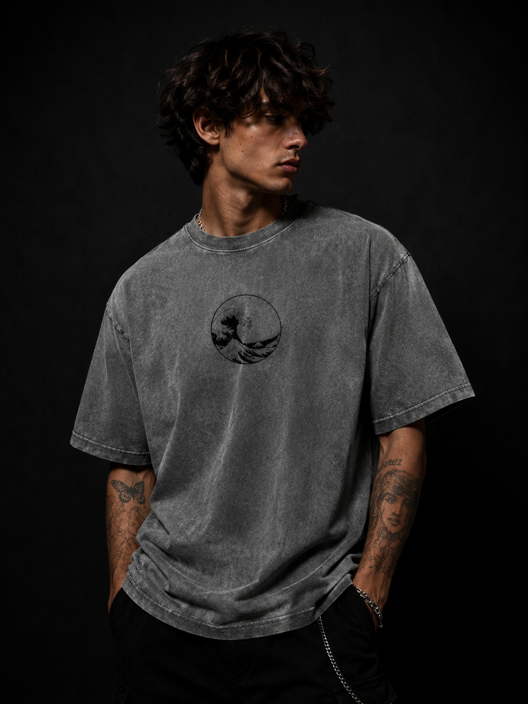 Vagabond Musashi Vintage Washed T-Shirt, Anime Manga Streetwear, Unisex Tee