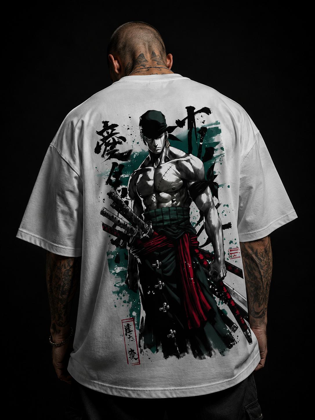 Zoro Anime Streetwear T-Shirt | Swordsman Graphic Tee | Manga Inspired Unisex Shirt