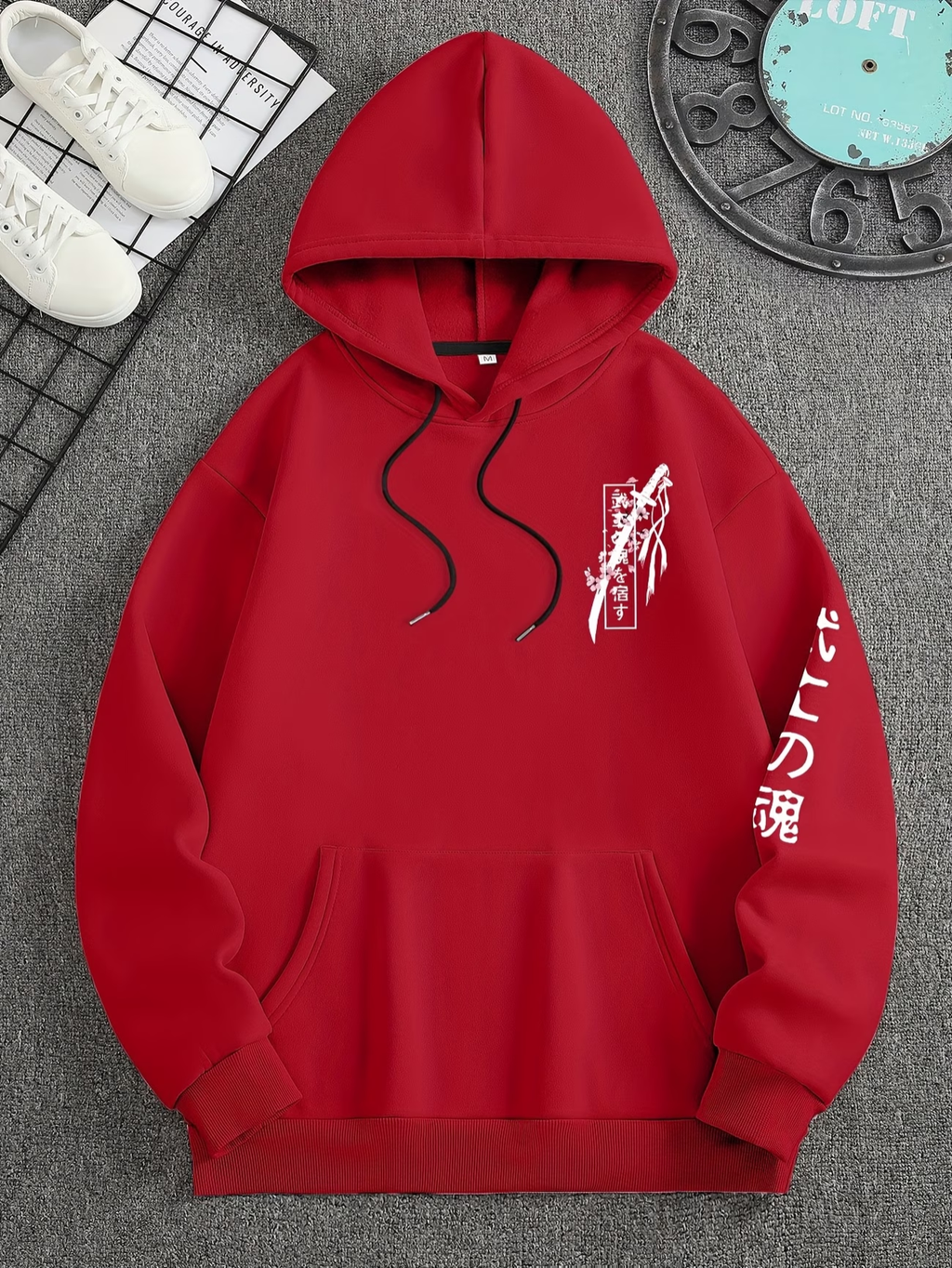 Katana Sakura Hoodie | Japanese Samurai Cherry Blossom Streetwear
