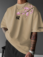 Japanese Cherry Blossom T-Shirt | Sakura Streetwear Graphic Tee