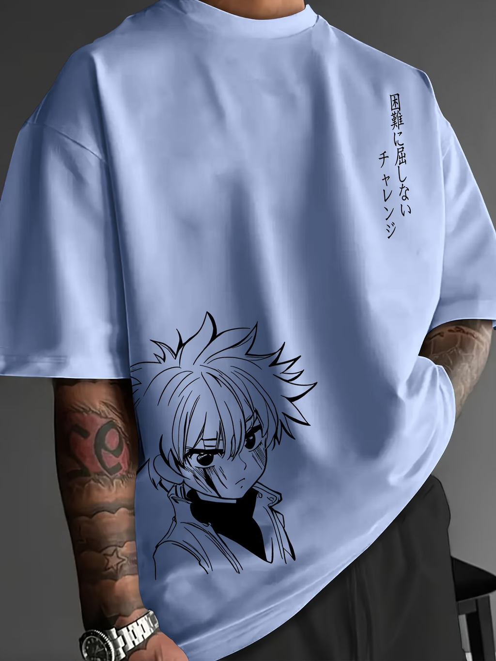 Killua Streetwear T-Shirt | Anime Graphic Tee | Hunter Inspired Shirt | Urban Fashion Top