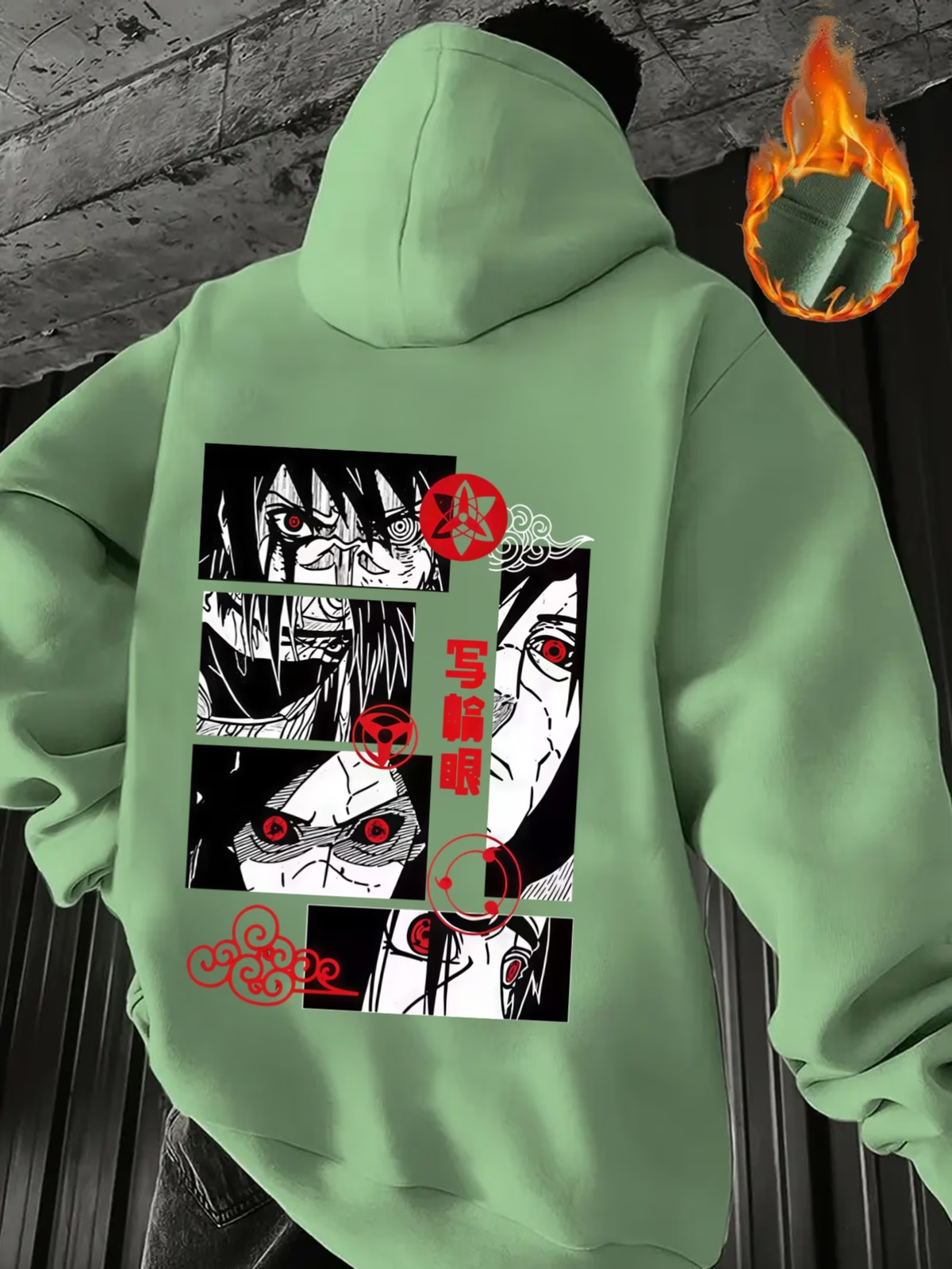 Uchiha Clan Hoodie, Anime Inspired Streetwear, Ninja Clan Pullover, Manga Fan Gift