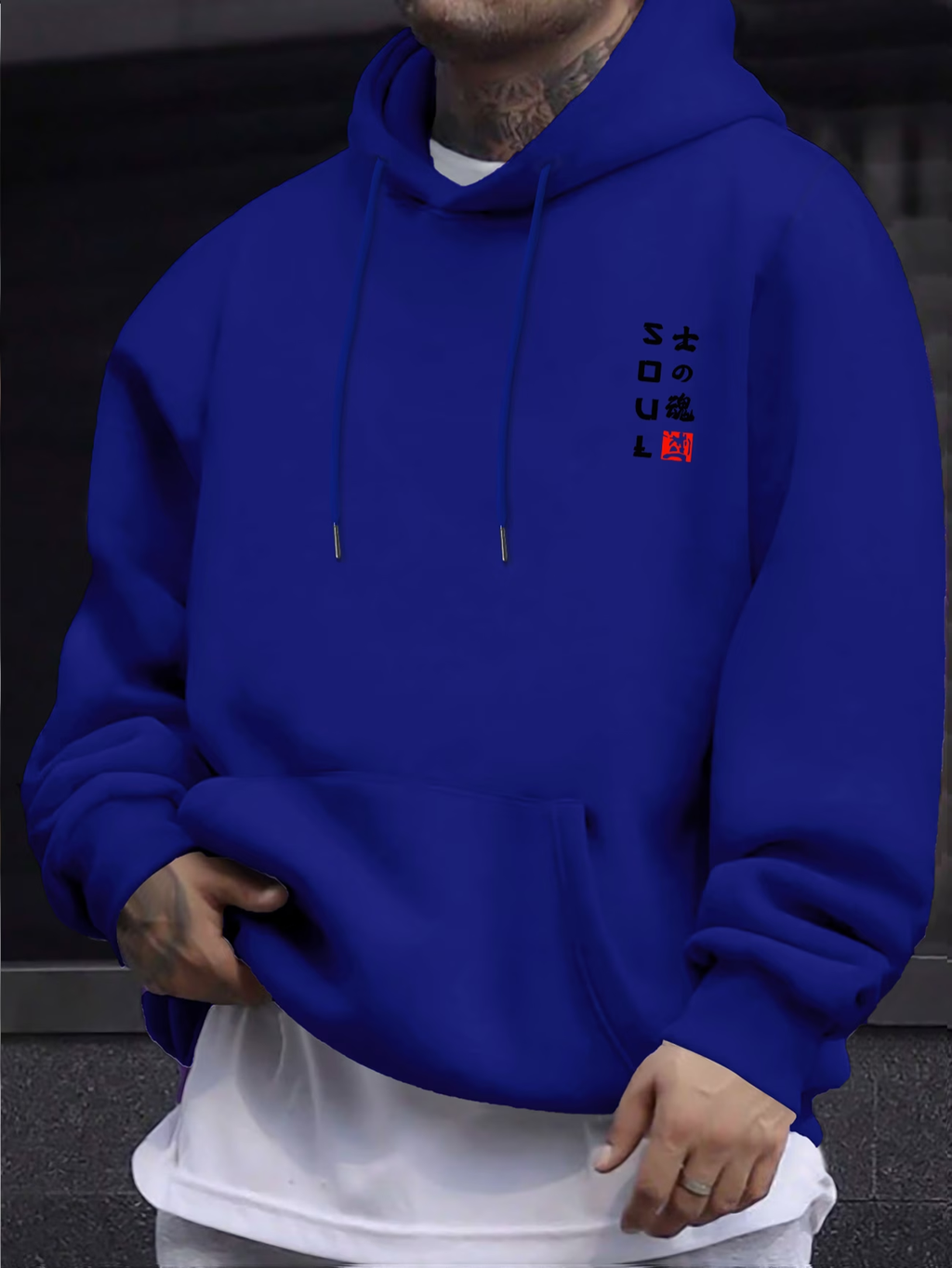 Samurai Warrior Hoodie | Japanese Sun Graphic Streetwear Pullover