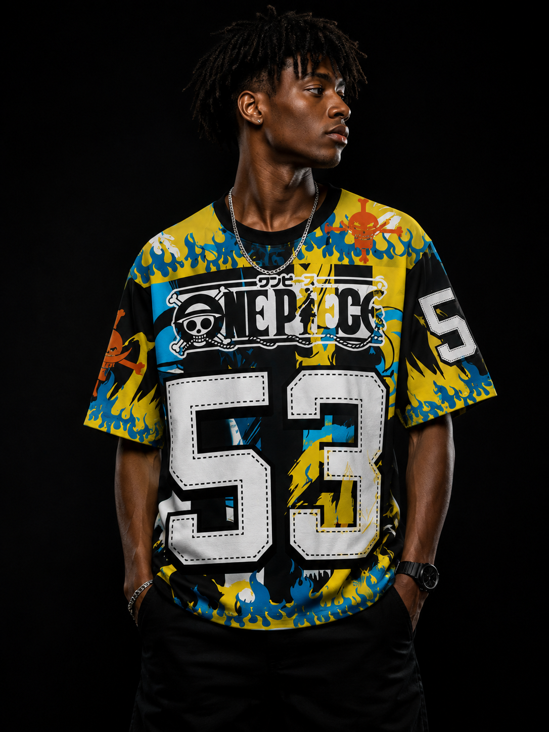 One Piece Flame 53 Anime T-Shirt