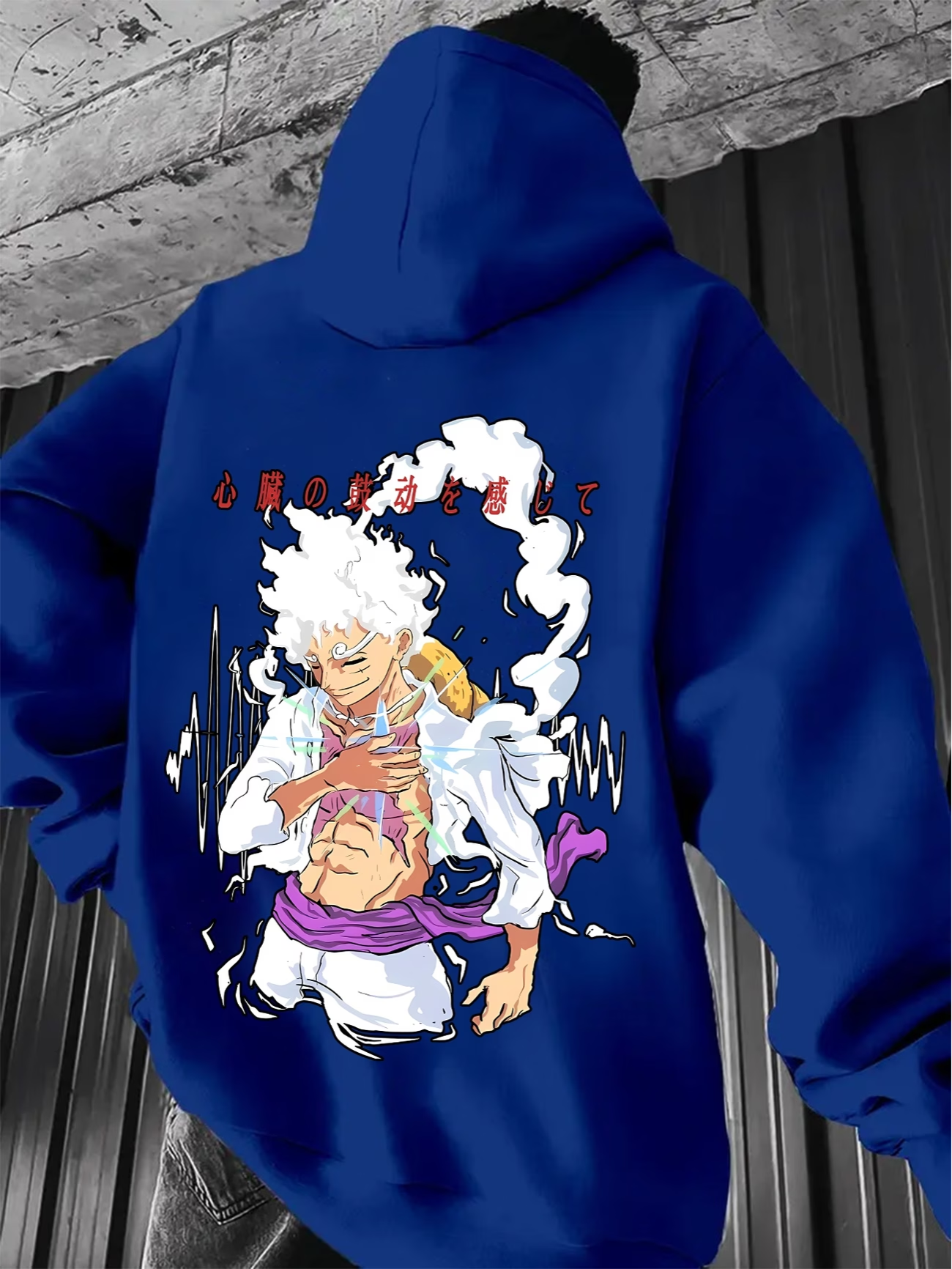 Gear 5 Anime Hoodie, Manga Inspired Streetwear, Anime Fan Gift, Unisex Pullover