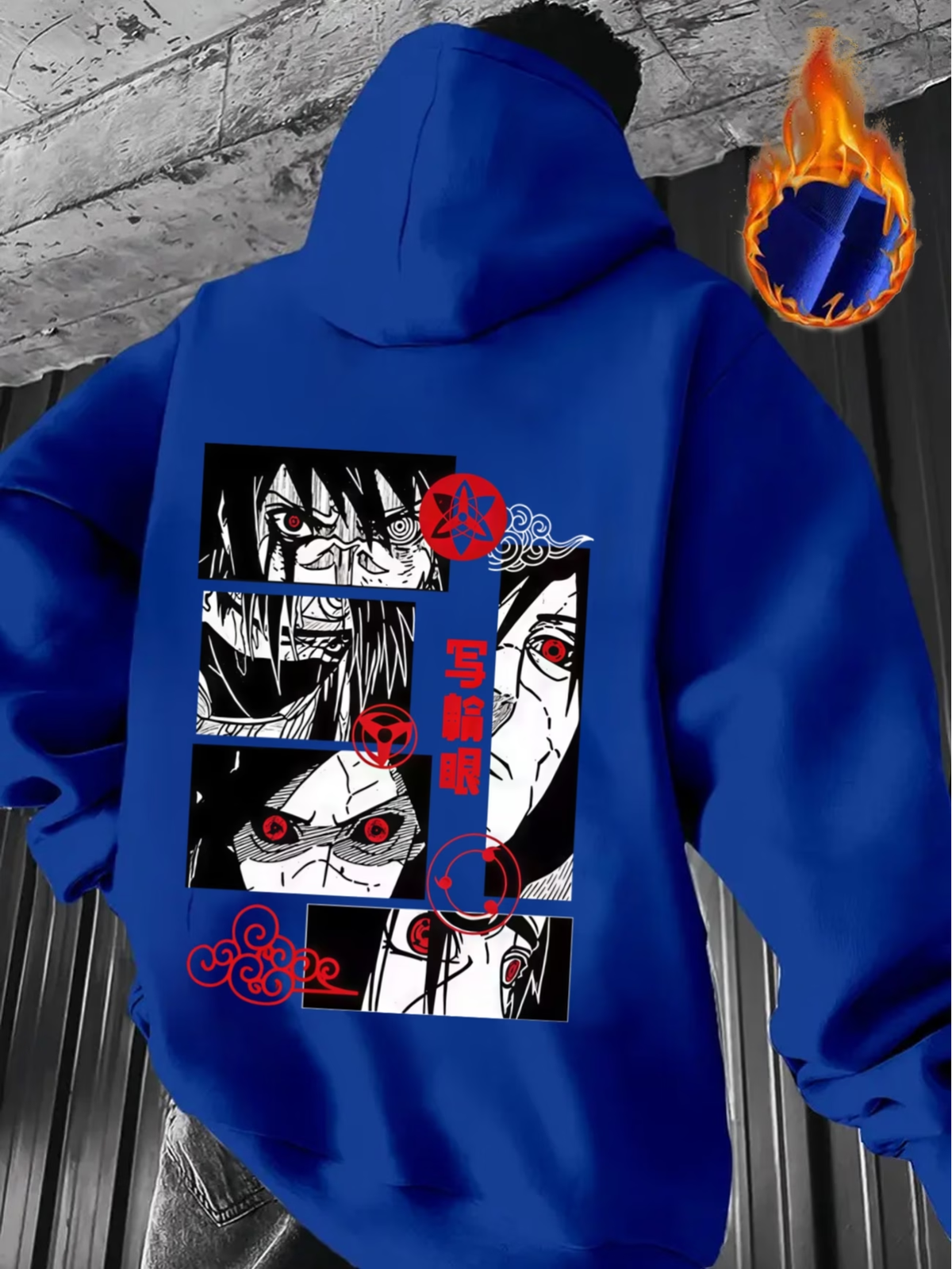 Uchiha Clan Hoodie, Anime Inspired Streetwear, Ninja Clan Pullover, Manga Fan Gift