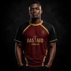 Anime Football Jersey –  Inspired Black & Red Bastard München Soccer Shirt