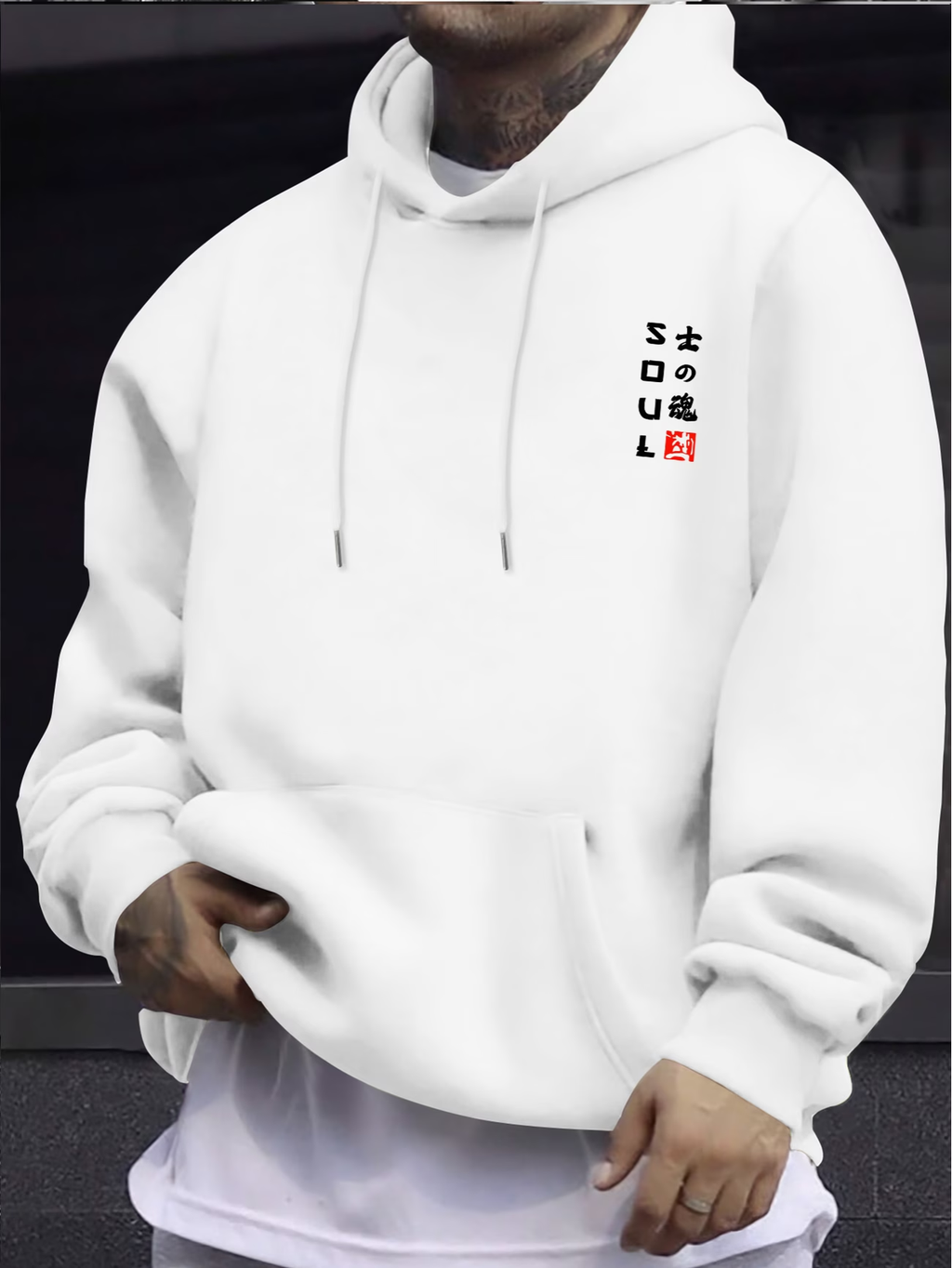 Samurai Warrior Hoodie | Japanese Sun Graphic Streetwear Pullover