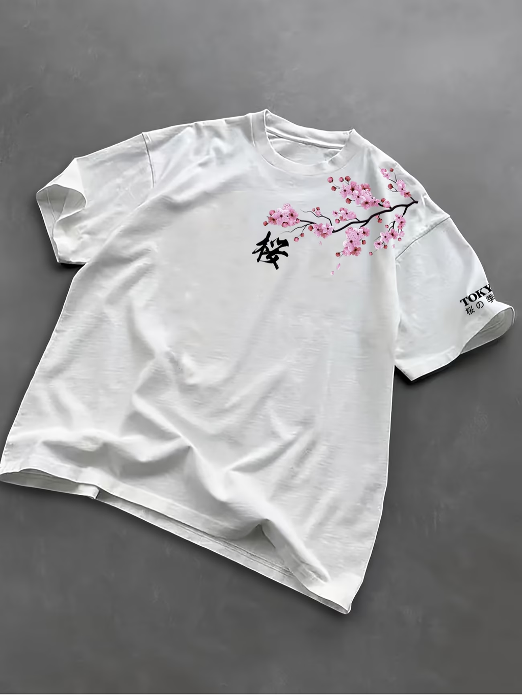 Japanese Cherry Blossom T-Shirt | Sakura Streetwear Graphic Tee