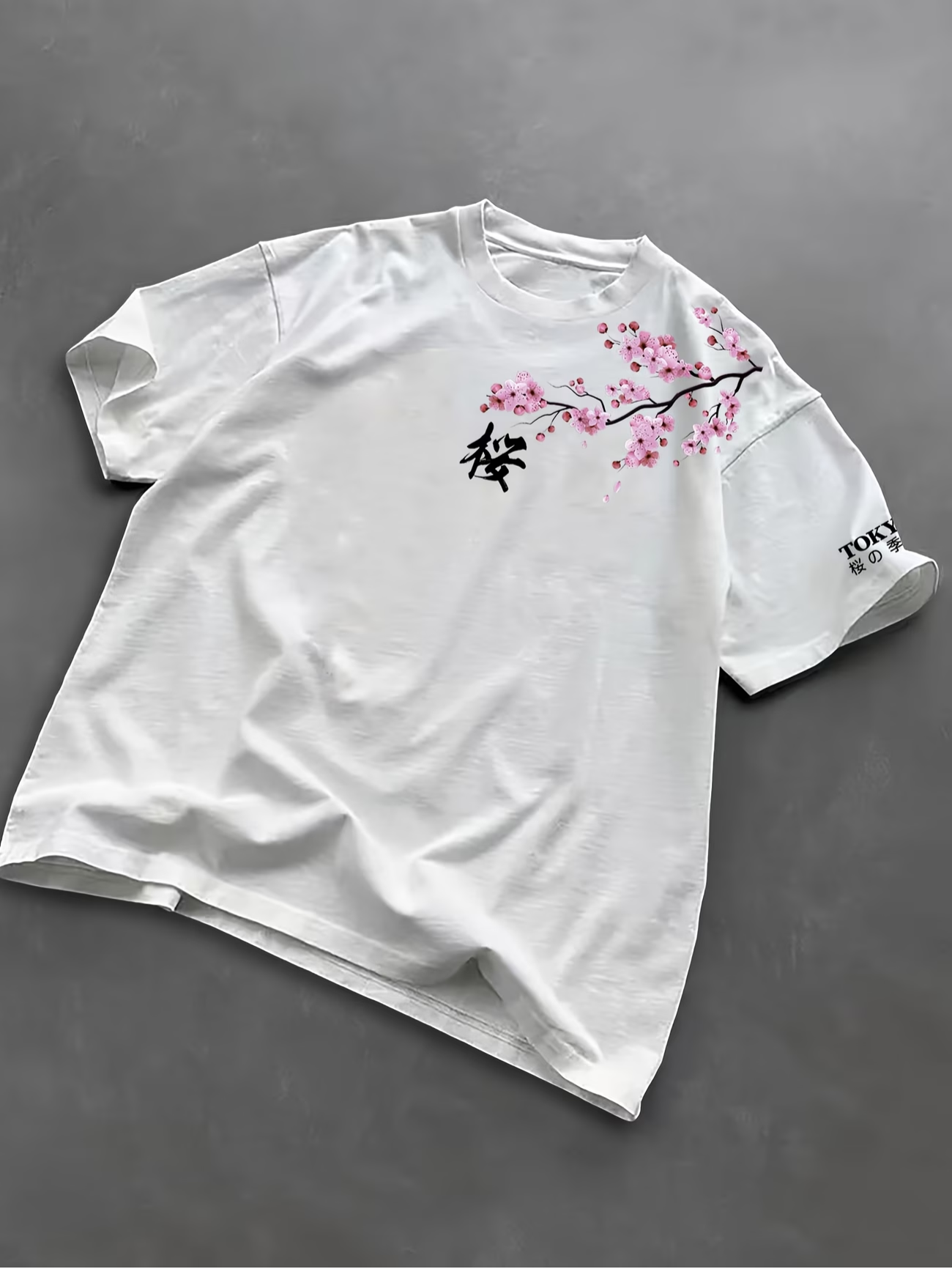 Japanese Cherry Blossom T-Shirt | Sakura Streetwear Graphic Tee