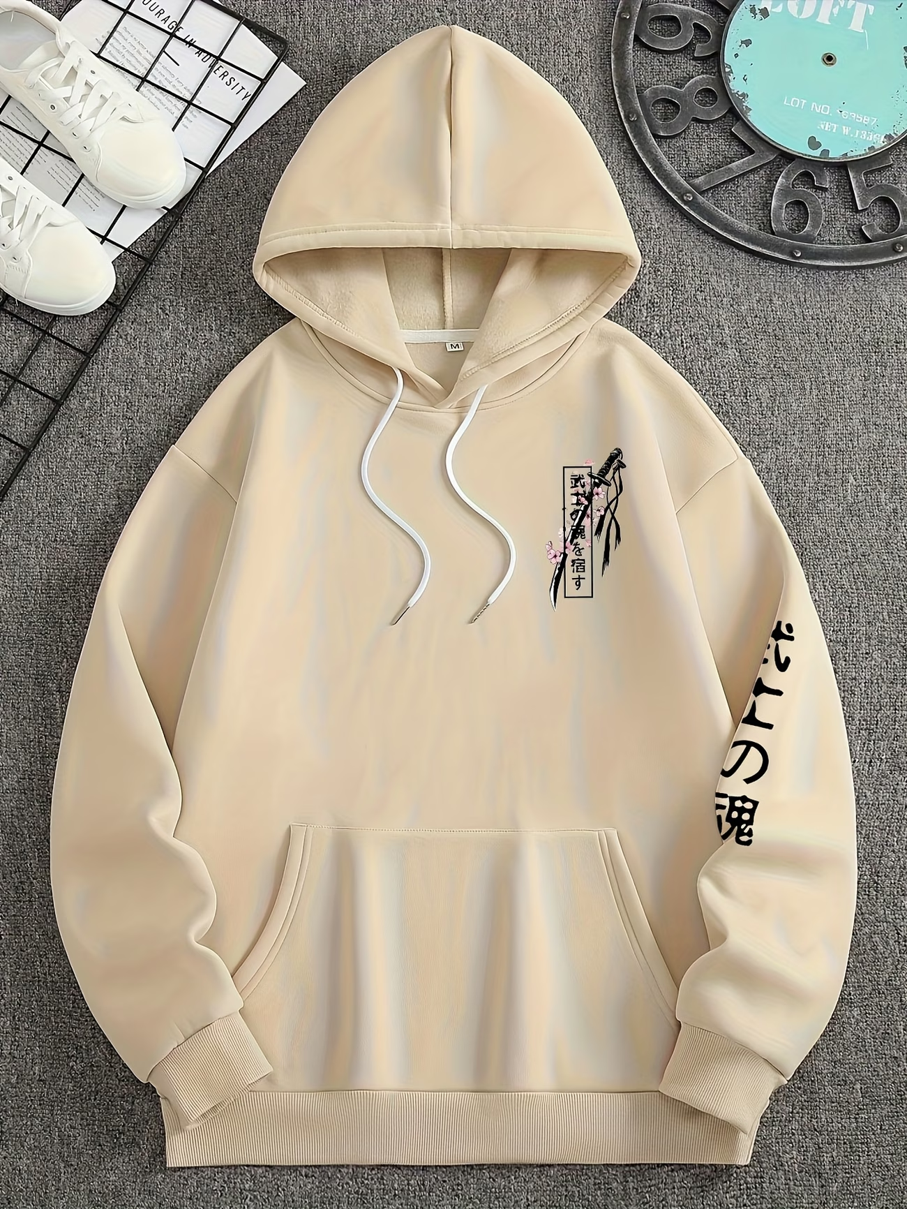Katana Sakura Hoodie | Japanese Samurai Cherry Blossom Streetwear