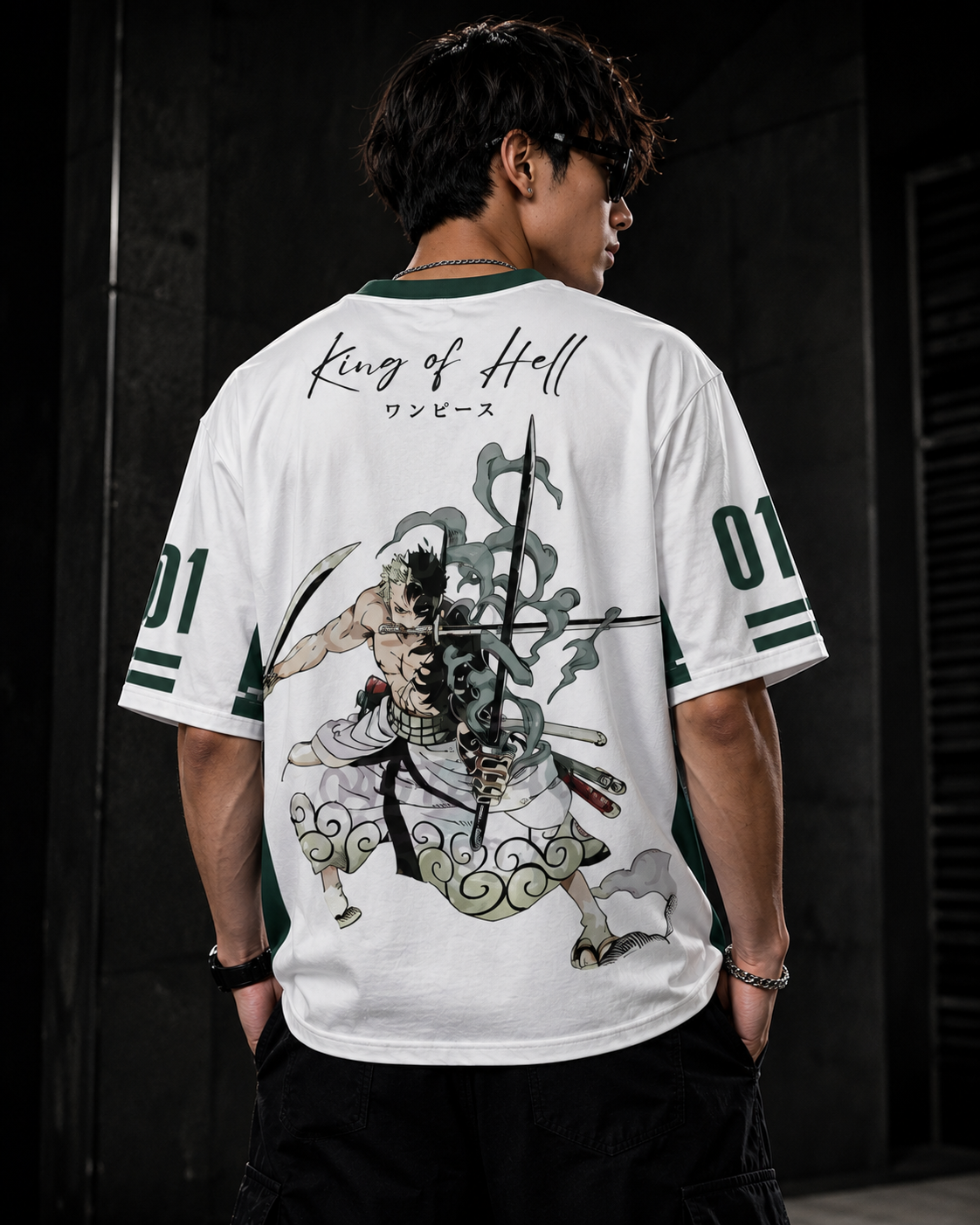 Roronoa Zoro King of Hell One Piece Anime T-Shirt