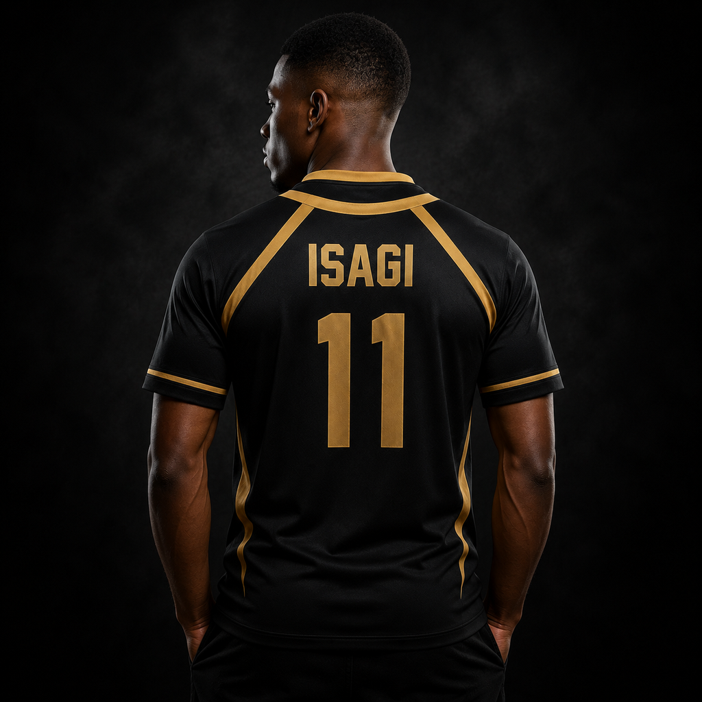 Anime Football Jersey –  Inspired Black & Red Bastard München Soccer Shirt
