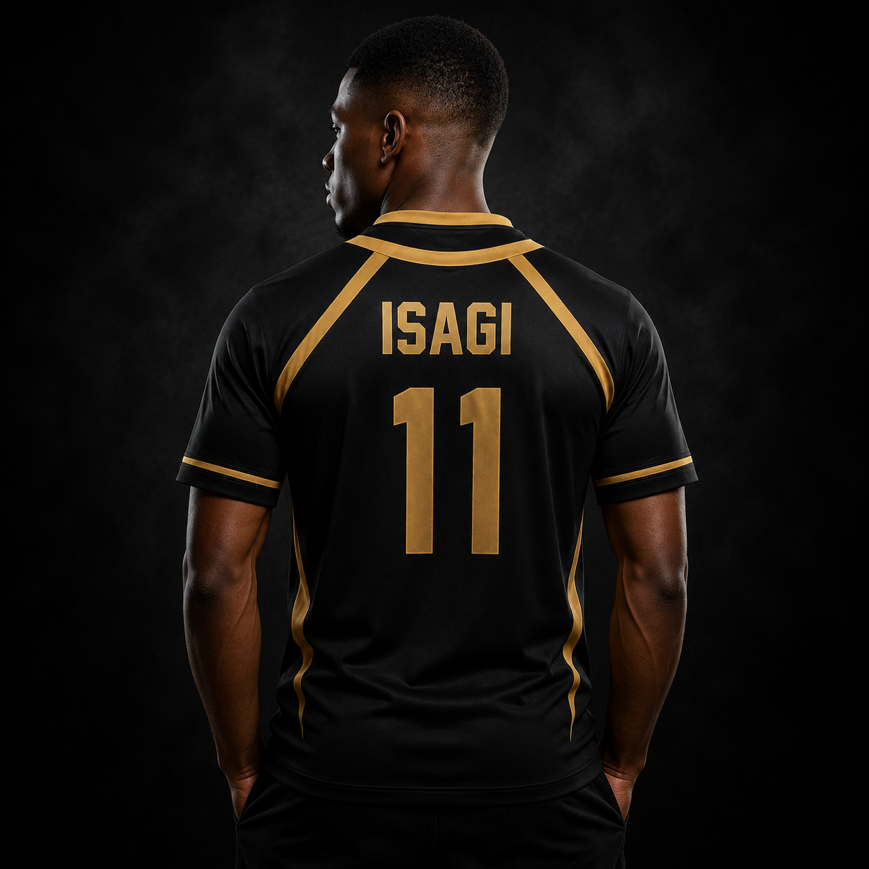 Anime Football Jersey –  Inspired Black & Red Bastard München Soccer Shirt