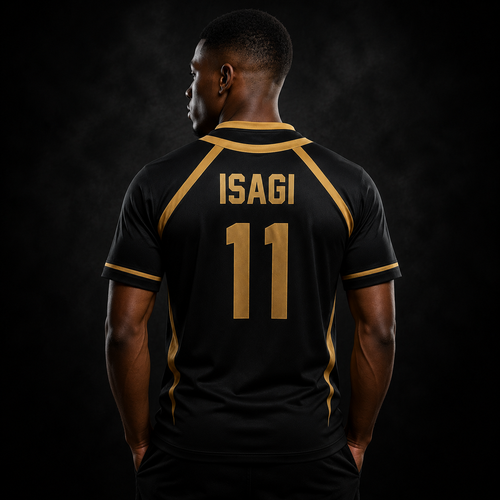 Anime Football Jersey –  Inspired Black & Red Bastard München Soccer Shirt