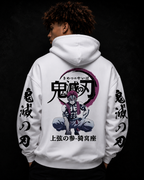 2026 Anime Demon Slayer Akaza Printed Hoodie Sweatshirt Men's and Women's Hoodie Men's Tops Sports Hoodie Harajuku Y2K Hoodie
