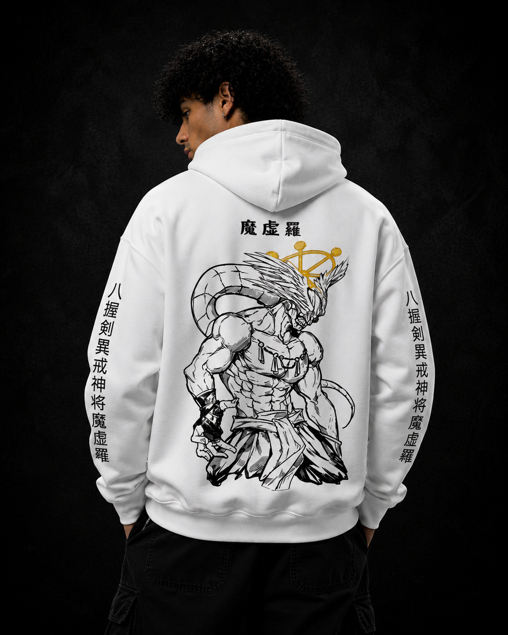 Anime Jujutsu-Kaisen Mahoraga Hoodie Man Woman Harajuku Long Sleeve Pullover Tops