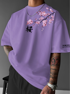 Japanese Cherry Blossom T-Shirt | Sakura Streetwear Graphic Tee