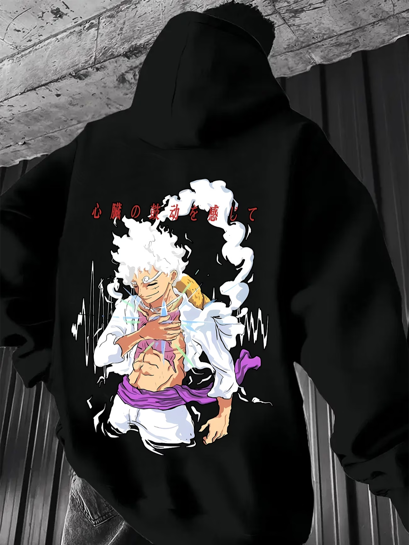 Gear 5 Anime Hoodie, Manga Inspired Streetwear, Anime Fan Gift, Unisex Pullover