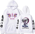 2026 Anime Demon Slayer Akaza Printed Hoodie Sweatshirt Men's and Women's Hoodie Men's Tops Sports Hoodie Harajuku Y2K Hoodie