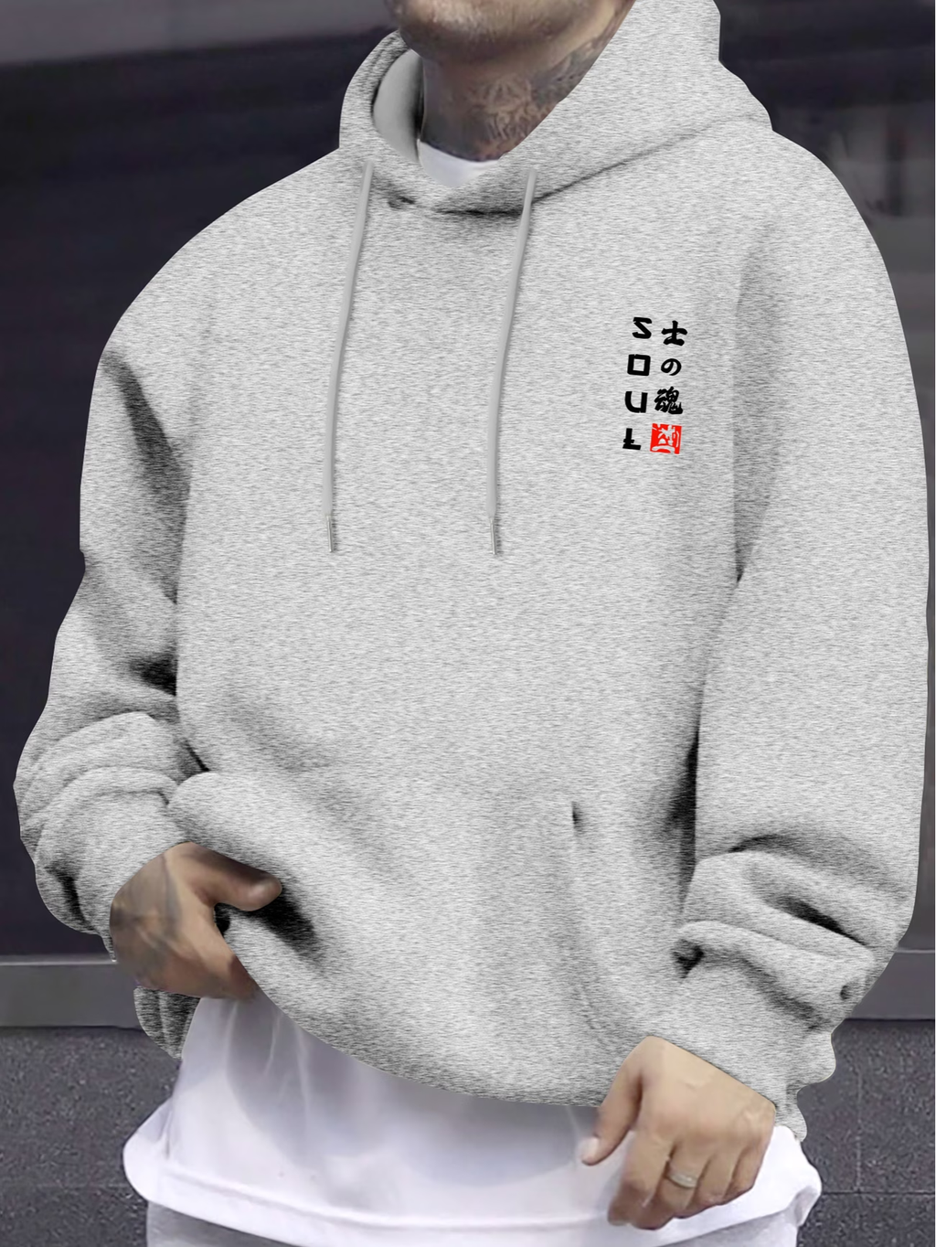 Samurai Warrior Hoodie | Japanese Sun Graphic Streetwear Pullover