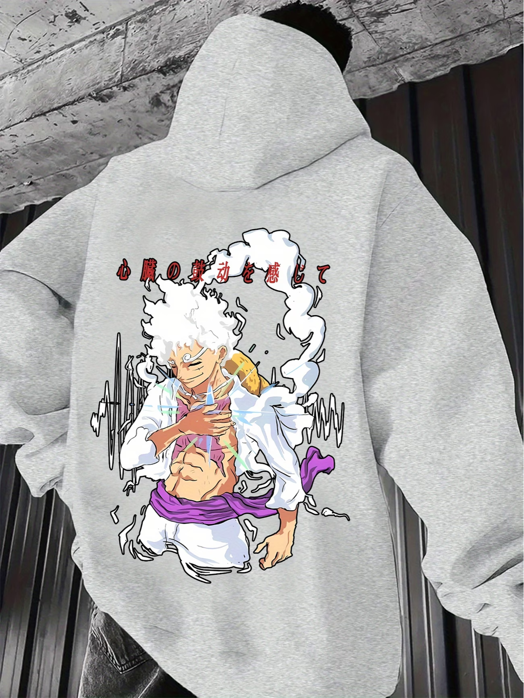 Gear 5 Anime Hoodie, Manga Inspired Streetwear, Anime Fan Gift, Unisex Pullover
