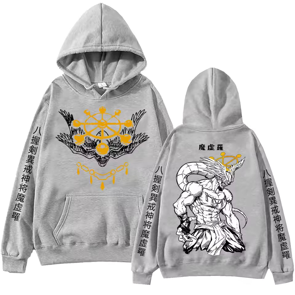 Anime Jujutsu-Kaisen Mahoraga Hoodie Man Woman Harajuku Long Sleeve Pullover Tops