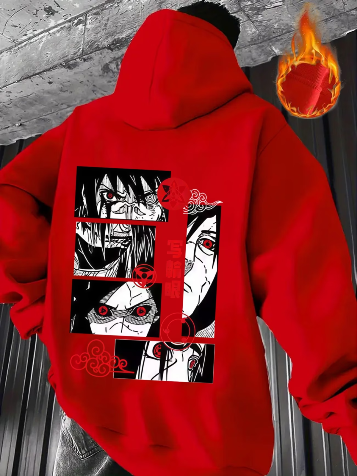 Uchiha Clan Hoodie, Anime Inspired Streetwear, Ninja Clan Pullover, Manga Fan Gift