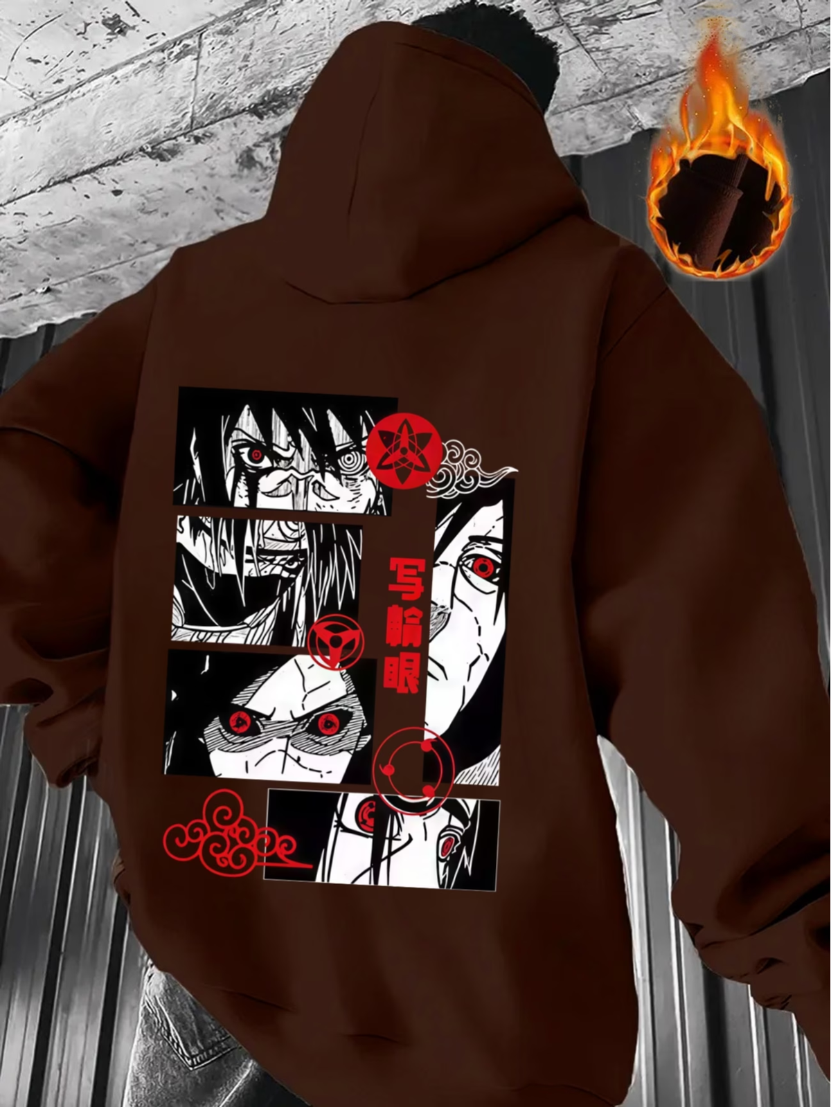 Uchiha Clan Hoodie, Anime Inspired Streetwear, Ninja Clan Pullover, Manga Fan Gift