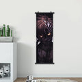1pc Framed Demon Wall Art with Glowing Eyes - Modern Manga Canvas Poster
