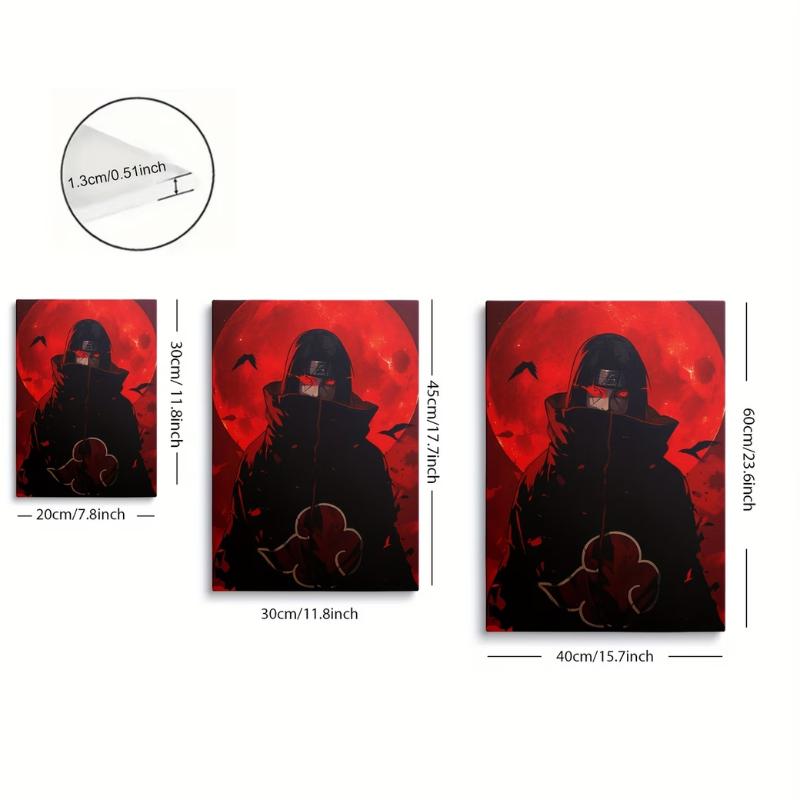Framed Artwork Featuring Akatsuki Uchiha Itachi