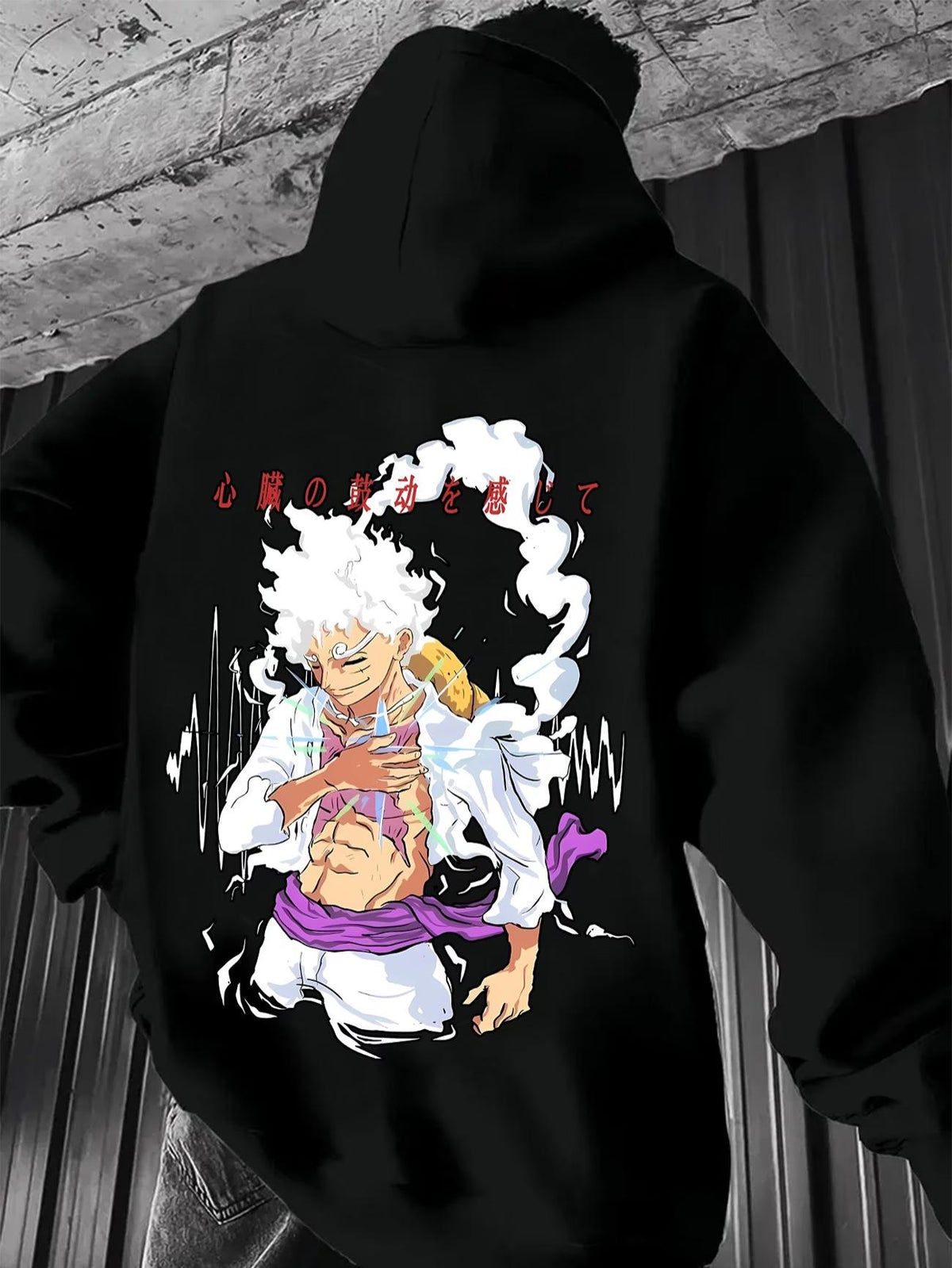 Gear 5 Anime Hoodie, Manga Inspired Streetwear, Anime Fan Gift, Unisex Pullover
