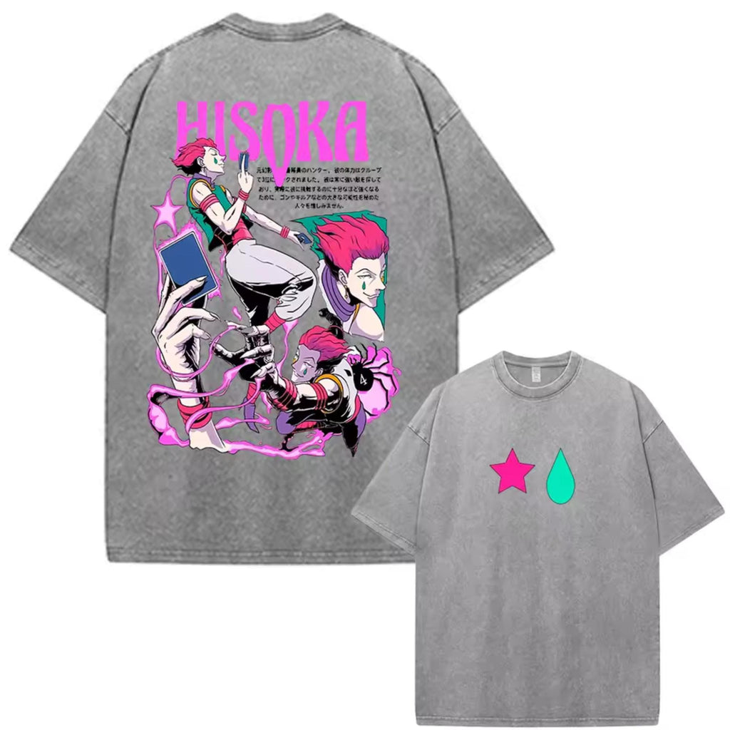 Hisoka Anime T-Shirt, Hunter Inspired Graphic Tee, Japanese Streetwear, Unisex Shirt